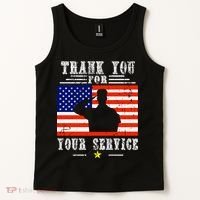 Thank you for your services Patriotic - veterans day Tank Top thumb 2