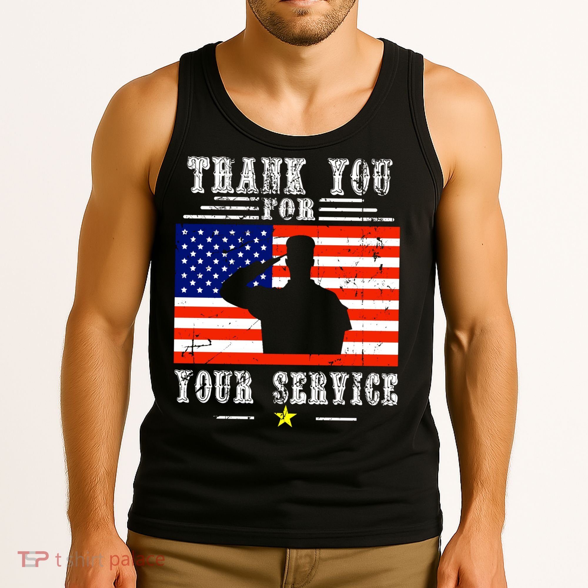 Thank you for your services Patriotic - veterans day Tank Top