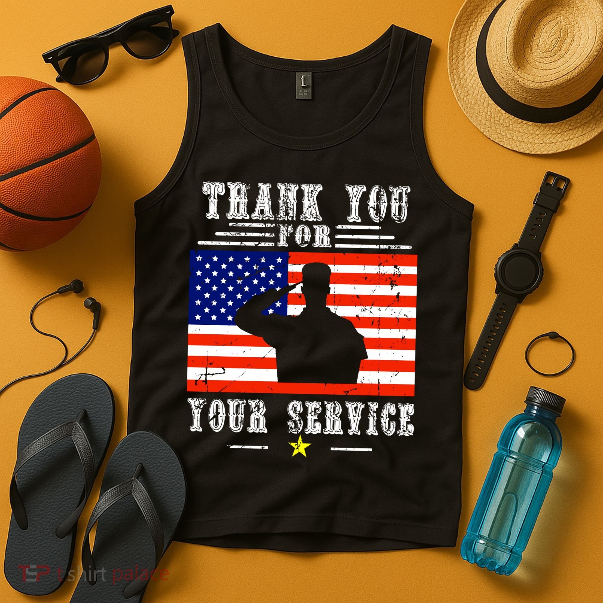 Thank you for your services Patriotic - veterans day Tank Top