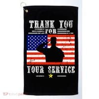 Thank you for your services Patriotic - veterans day Golf Towel thumb 0