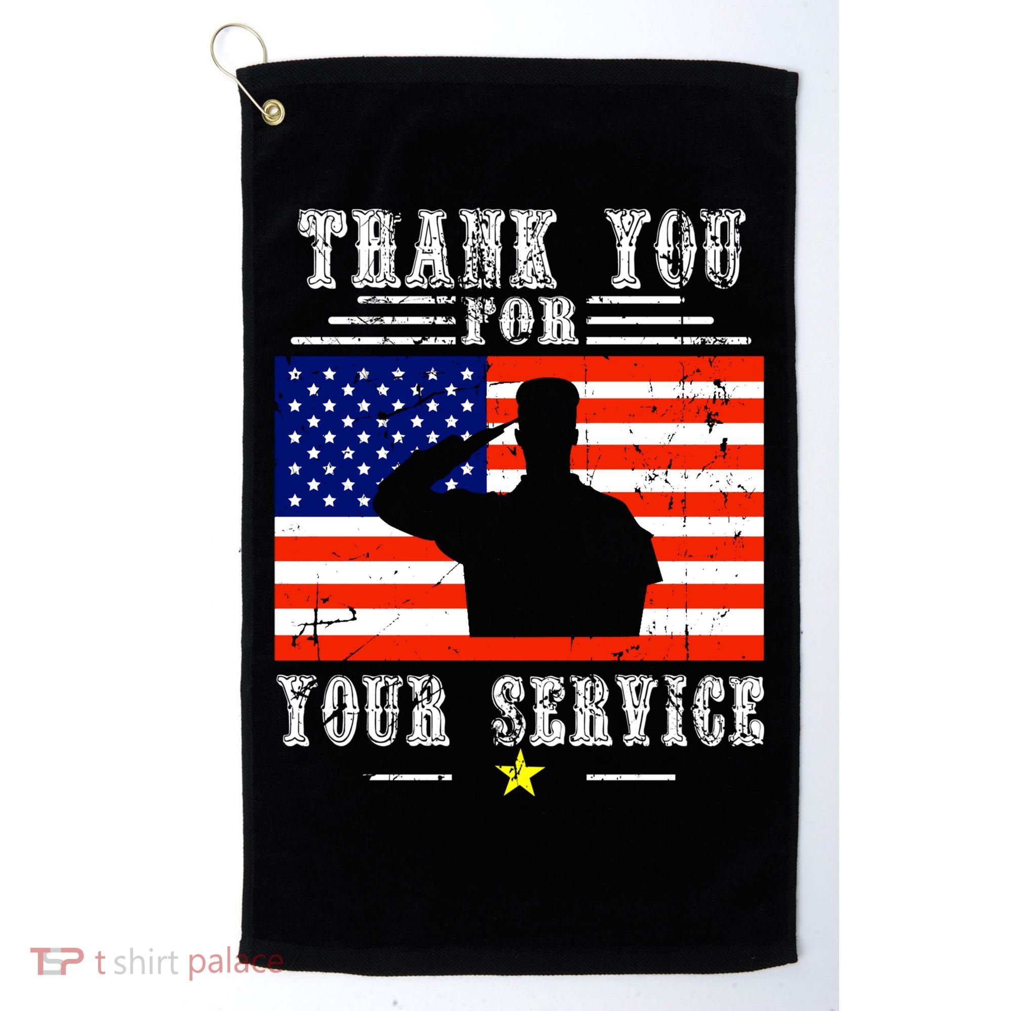 Thank you for your services Patriotic - veterans day Golf Towel