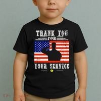 Thank you for your services Patriotic - veterans day Toddler T-Shirt thumb 2