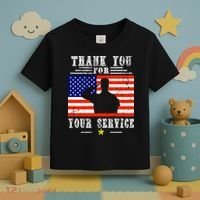 Thank you for your services Patriotic - veterans day Toddler T-Shirt thumb 3