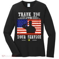 Thank you for your services Patriotic - veterans day Women's Long Sleeve Shirt thumb 0