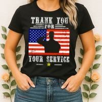 Thank you for your services Patriotic - veterans day Women's T-Shirt thumb 2