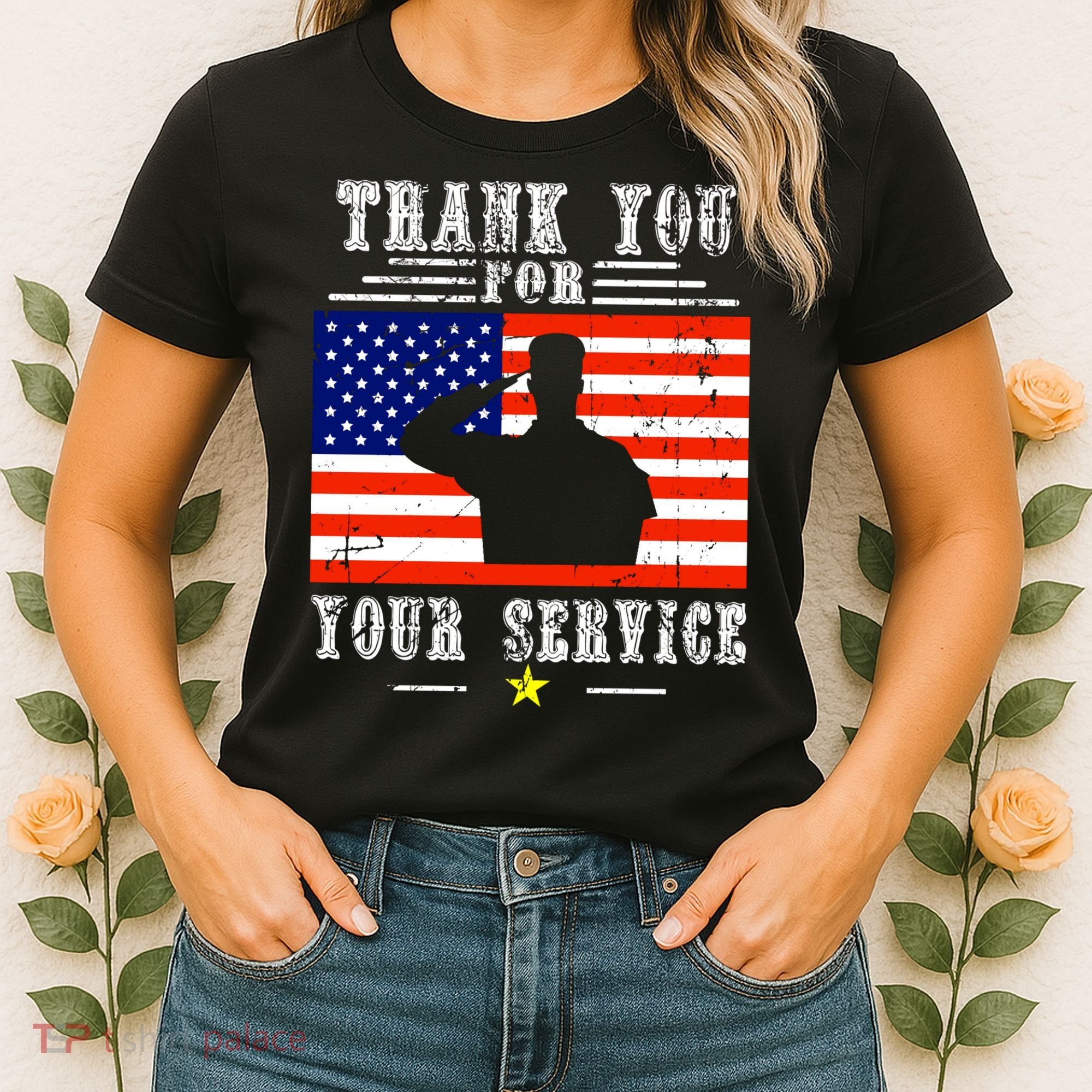 Thank you for your services Patriotic - veterans day Women's T-Shirt