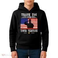 Thank you for your services Patriotic - veterans day Kids Hoodie thumb 4