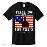 Thank you for your services Patriotic - veterans day Kids T-Shirt thumb 0