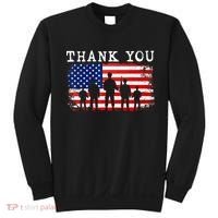 Thank You for your Service American Flag Patriotic Veterans Sweatshirt thumb 0