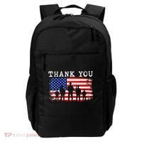 Thank You for your Service American Flag Patriotic Veterans Backpack thumb 0