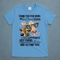 Thank You For Being My Best Friend Heifer Lover Country Farm Gift T-Shirt thumb 4