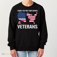 Thank You For Your Service Veterans Gift Veteran Day Gift Women's Sweatshirt thumb 0