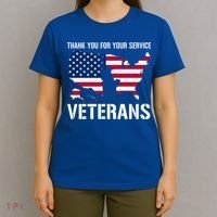 Thank You For Your Service Veterans Gift Veteran Day Gift T-Shirt thumb 4