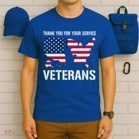 Thank You For Your Service Veterans Gift Veteran Day Gift T-Shirt thumb 6