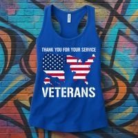 Thank You For Your Service Veterans Gift Veteran Day Gift Women's Tank Top thumb 3