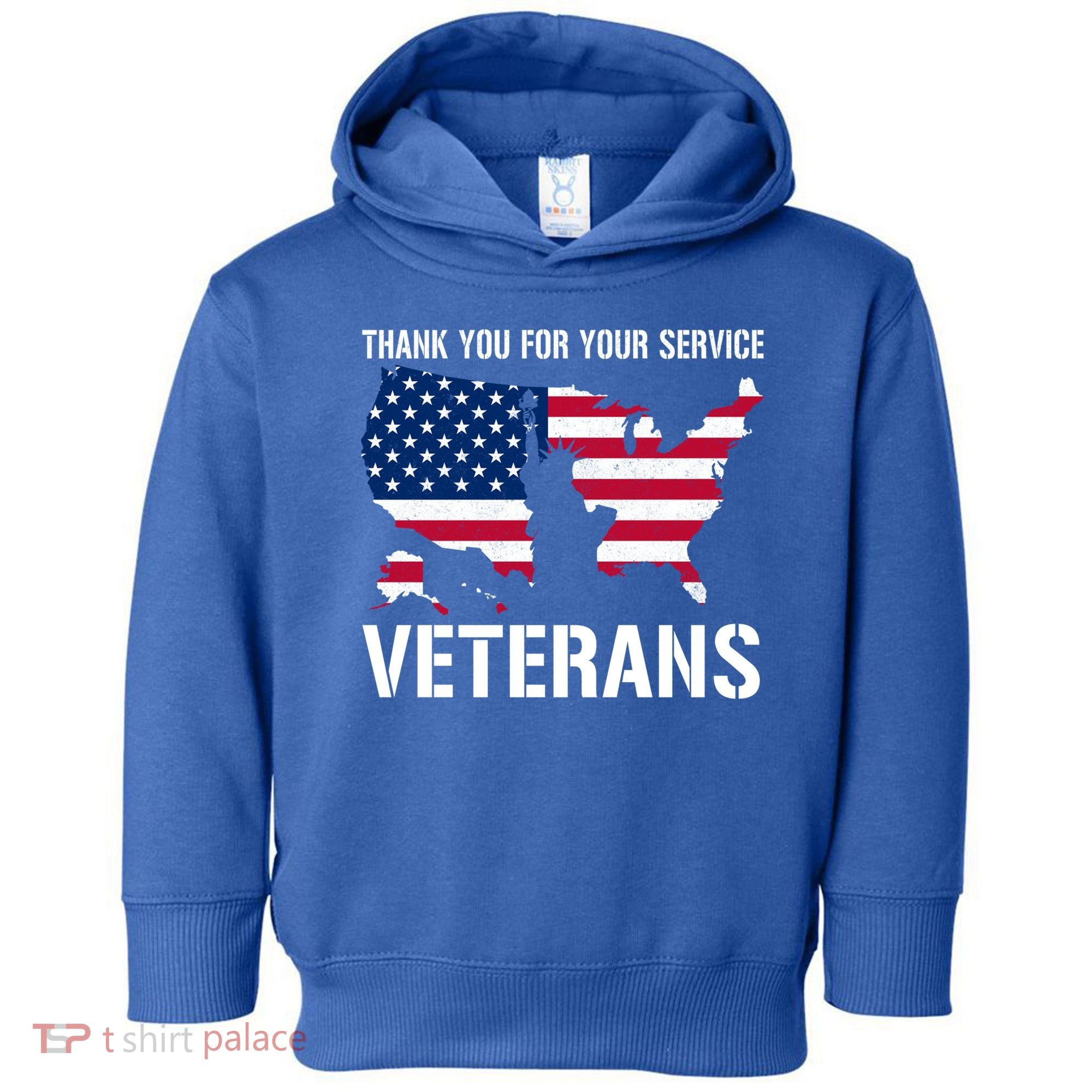 Thank You For Your Service Veterans Gift Veteran Day Gift Toddler Hoodie
