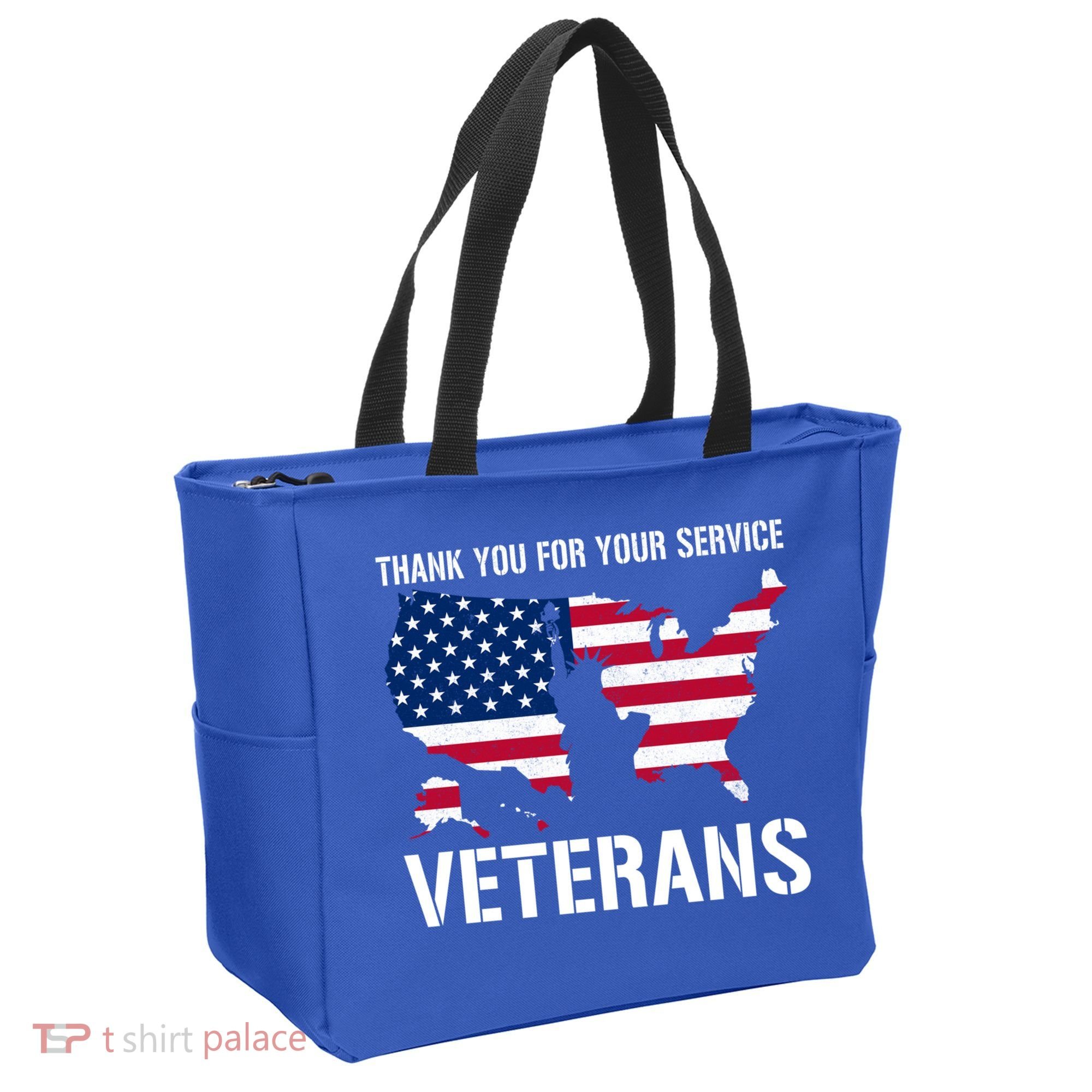 Thank You For Your Service Veterans Gift Veteran Day Gift Tote Bag