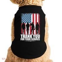 Thank You For Your Service Veteran Day Gift Doggie Tank thumb 0