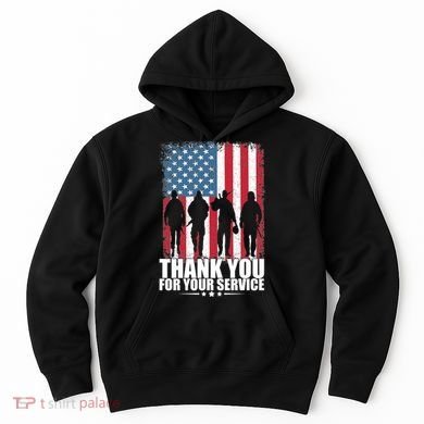 Thank You For Your Service Veteran Day Gift Hoodie