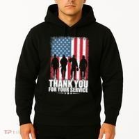 Thank You For Your Service Veteran Day Gift Hoodie thumb 2