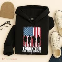 Thank You For Your Service Veteran Day Gift Hoodie thumb 4