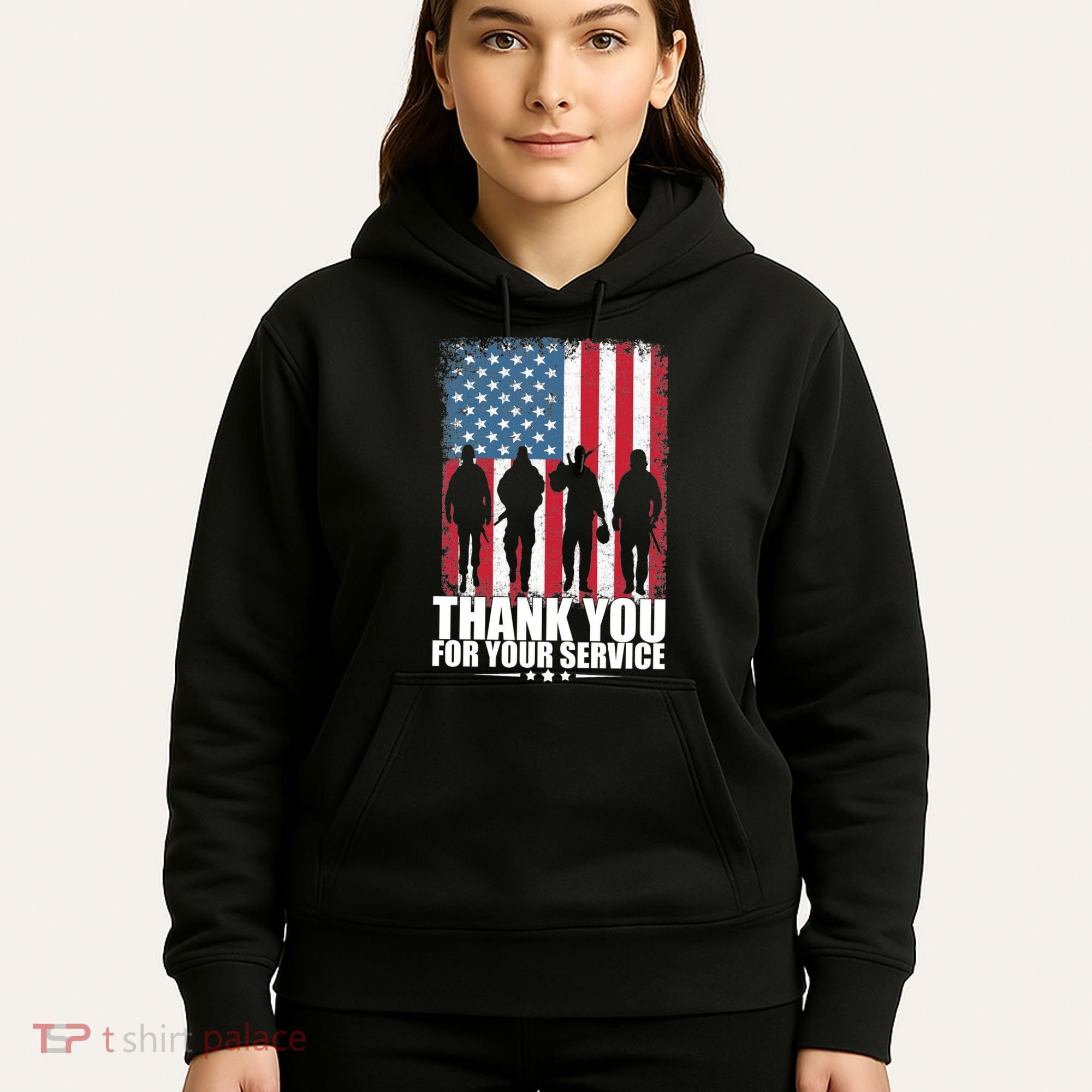 Thank You For Your Service Veteran Day Gift Hoodie