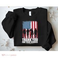 Thank You For Your Service Veteran Day Gift Sweatshirt thumb 2