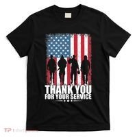Thank You For Your Service Veteran Day Gift T-Shirt thumb 0
