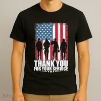 Thank You For Your Service Veteran Day Gift T-Shirt thumb 3