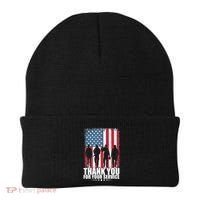 Thank You For Your Service Veteran Day Gift Beanie thumb 0