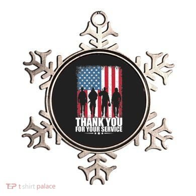 Thank You For Your Service Veteran Day Gift Ornament