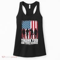 Thank You For Your Service Veteran Day Gift Women's Tank Top thumb 0