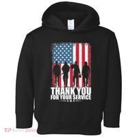 Thank You For Your Service Veteran Day Gift Toddler Hoodie thumb 0