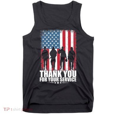 Thank You For Your Service Veteran Day Gift Tank Top