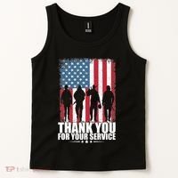 Thank You For Your Service Veteran Day Gift Tank Top thumb 2
