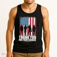 Thank You For Your Service Veteran Day Gift Tank Top thumb 3