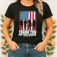 Thank You For Your Service Veteran Day Gift Women's T-Shirt thumb 2