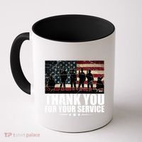Thank You For Your Service Veteran Day Gift Coffee Mug thumb 0