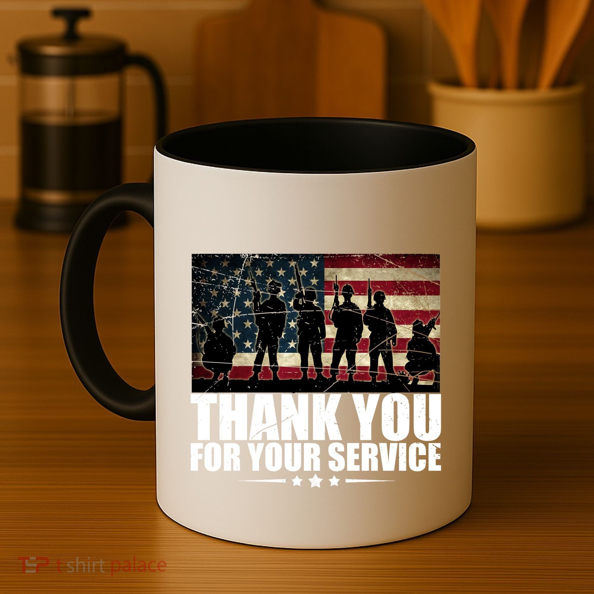 Thank You For Your Service Veteran Day Gift Coffee Mug