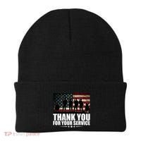 Thank You For Your Service Veteran Day Gift Beanie thumb 0