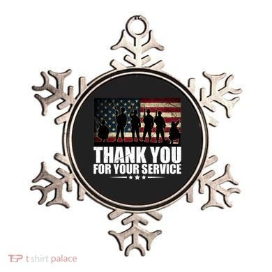 Thank You For Your Service Veteran Day Gift Ornament