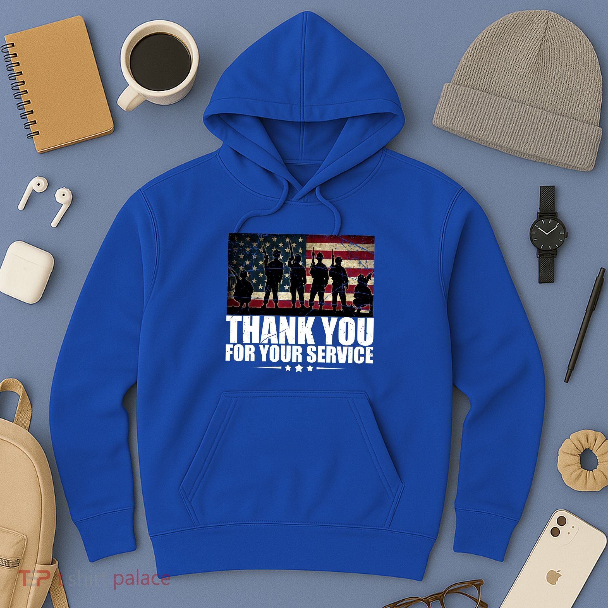 Thank You For Your Service Veteran Day Gift Hoodie