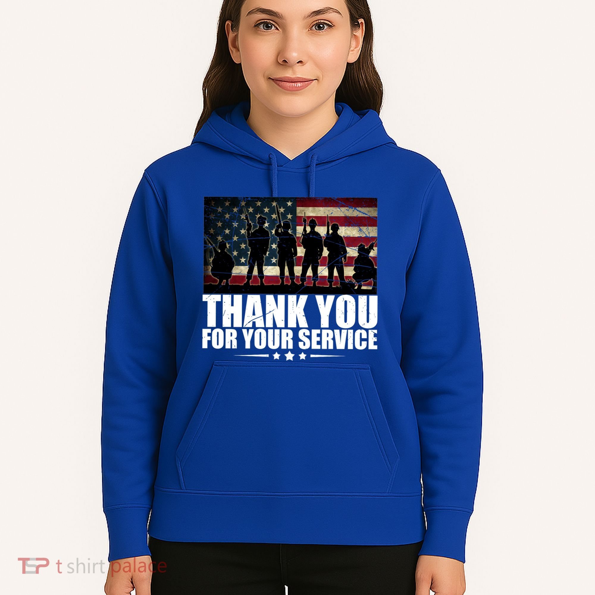 Thank You For Your Service Veteran Day Gift Hoodie