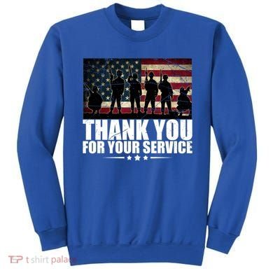 Thank You For Your Service Veteran Day Gift Sweatshirt