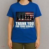Thank You For Your Service Veteran Day Gift T-Shirt thumb 4