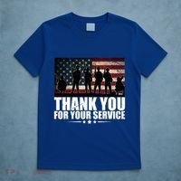 Thank You For Your Service Veteran Day Gift T-Shirt thumb 5