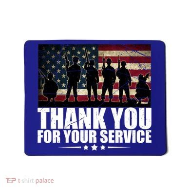 Thank You For Your Service Veteran Day Gift Mousepad