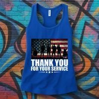 Thank You For Your Service Veteran Day Gift Women's Tank Top thumb 3