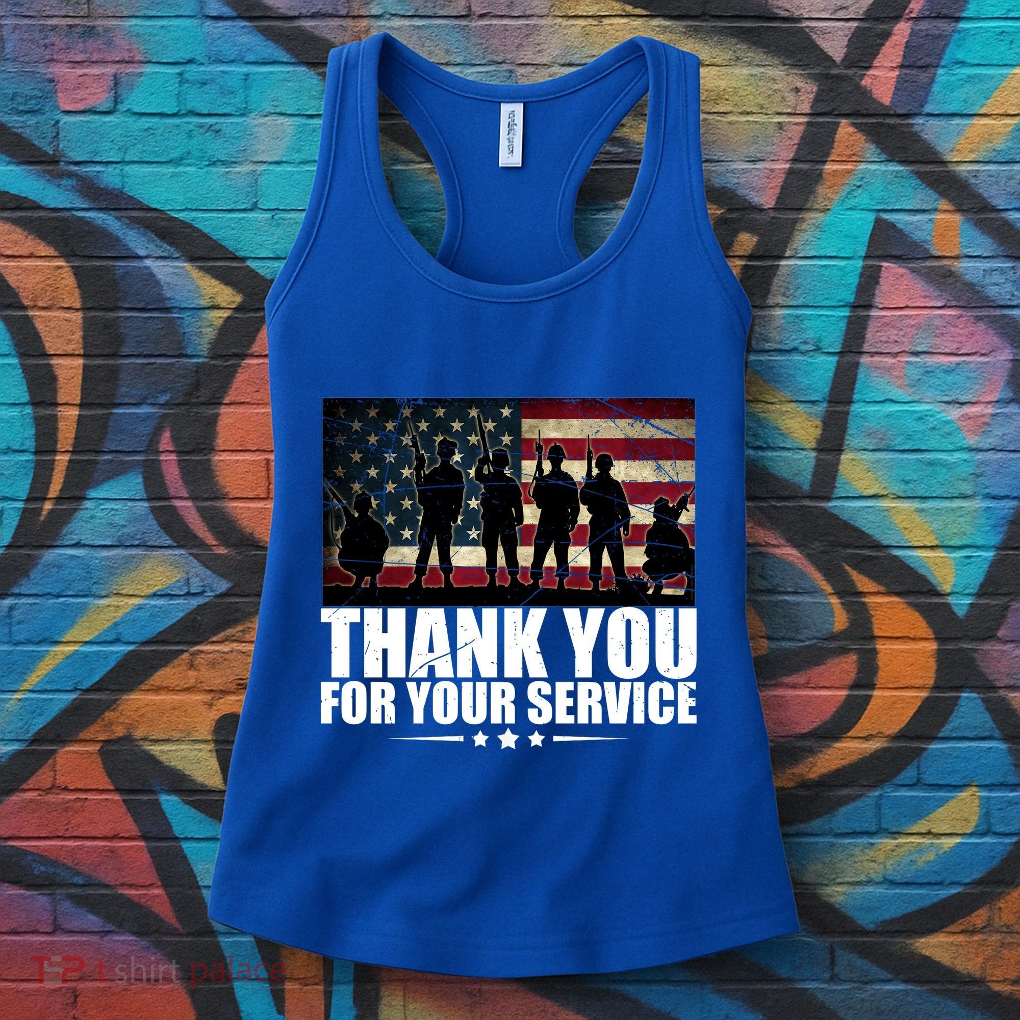 Thank You For Your Service Veteran Day Gift Women's Tank Top