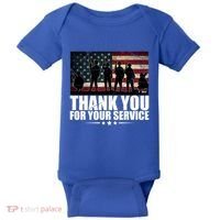 Thank You For Your Service Veteran Day Gift Baby Bodysuit thumb 0